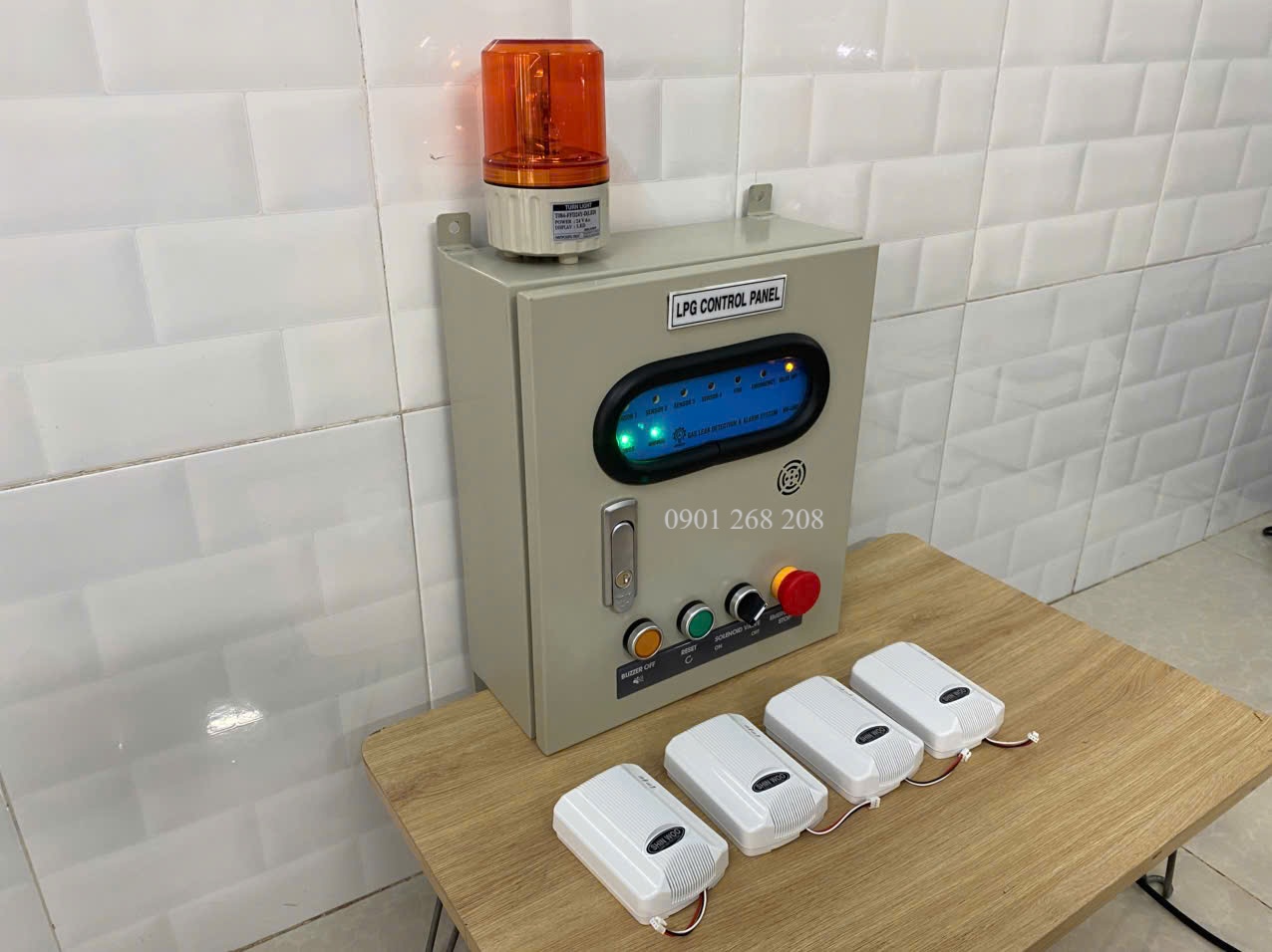 tu bao ro gas ket noi 4 kenh dau do ND-112B